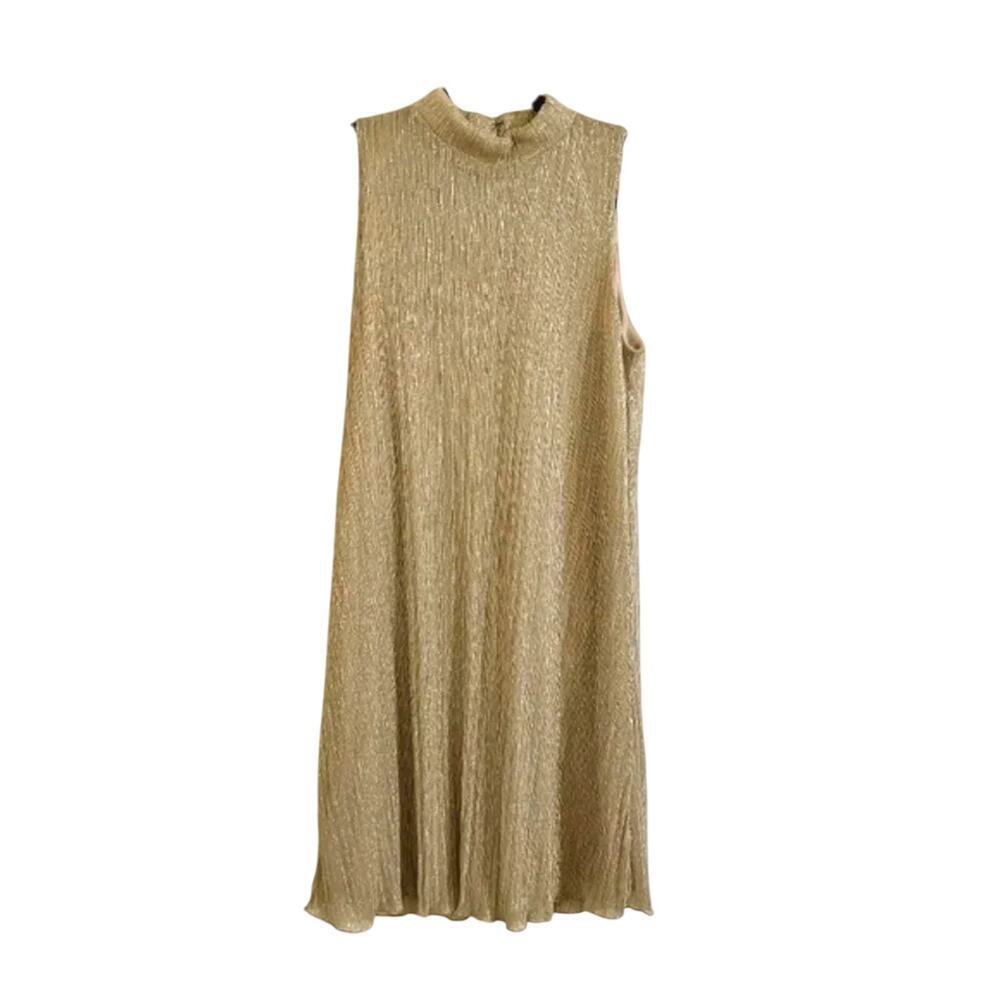 Marina Shimmery Trapeze Dress